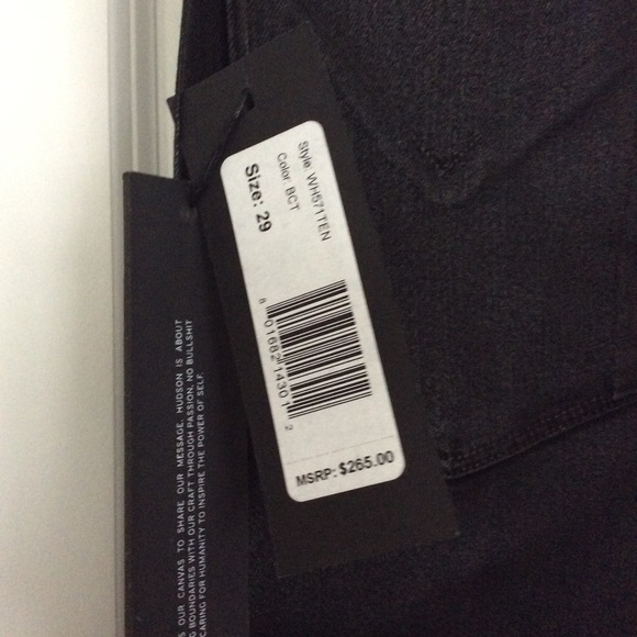 🔥SALE🔥NWT⭐️HP⭐️ Hudson High Waist Lace-Up Flare Jean - Picture 12 of 16